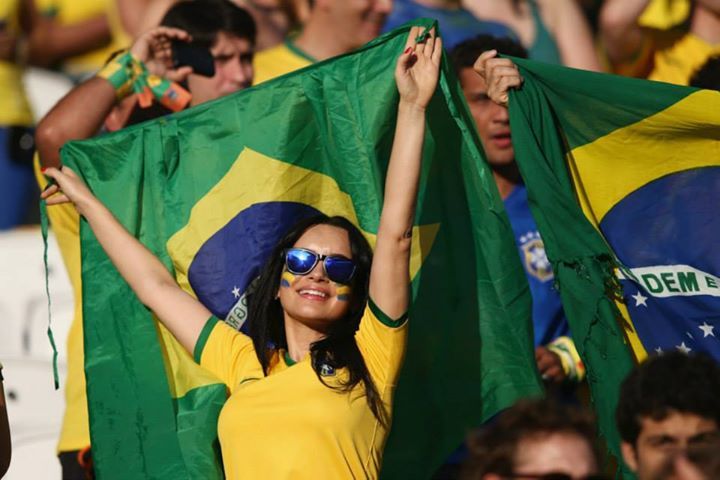 Brazil world cup fans
