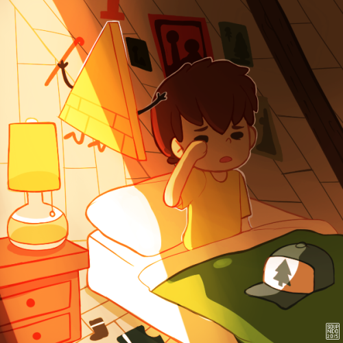 soupnido:AU where Bill takes care of Dipper like he was his adopted child.
