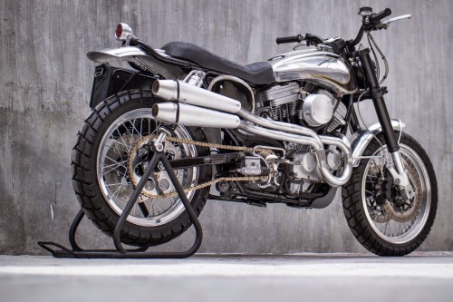 megadeluxe:BCR Project Bikes: Building the Harley Davidson American Scrambler