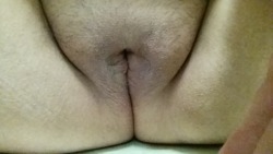 milf76-and-her-man73:  Going for my wax in a little while. Like it scruffy?