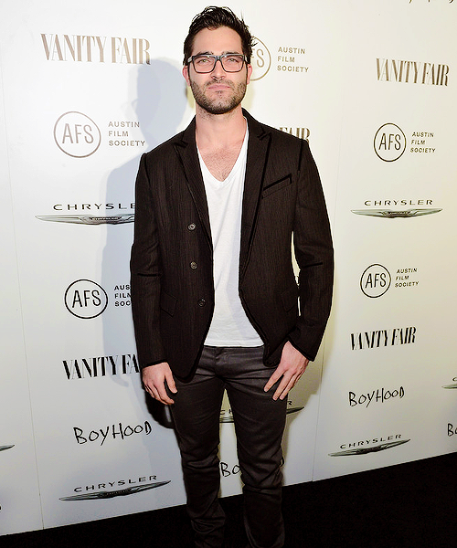 dailytylerhoechlin: Actor Tyler Hoechlin attends VANITY FAIR and Chrysler Celebration