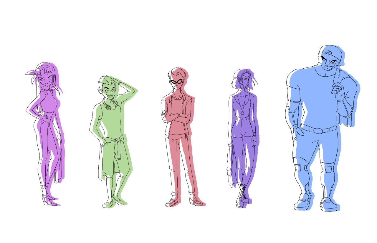 saesaeseki:  Teen Titans casual outfits 