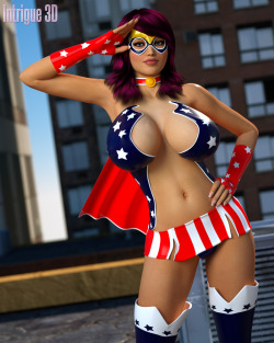 evolluision:  intrigue3d:  Lana Liberty to the rescue!  what i wouldn’t give to be saved by her :D
