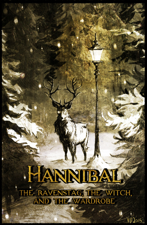 pitzips:  No one who enters Hannibal’s wardrobe exits unchanged. My giftee for the 2015 Hannigramholidayexchange was @hiddlestoner221b​, who requested an Hannigram AU and ended up with a Narnia crossover because I am completely unable to resist the