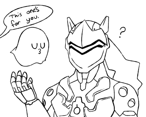 toxiccaves:  Zenyatta is getting ready for halloween!!! 