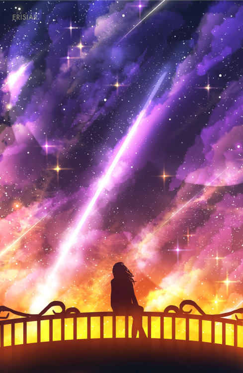 dablacksaiyan: wordsnquotes: Stunning Surreal Skyscape Illuminated With Galactic Colors The celestia