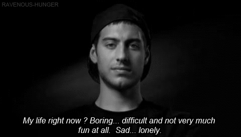 hi-sadness:  depressed ♡ following others even if their blog type isn’t as mine, must be interesting though. (: