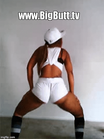 big-booty-twerk:Booty twerking in tight booty shorts #jiggly