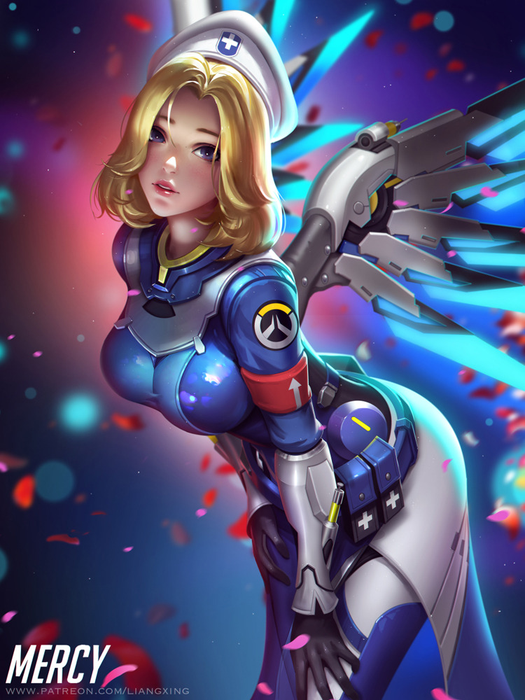 liang-xing: Mercy’s new skin~Patreon：https://www.patreon.com/liangxing Twitter:https://twitter.com/liangxing719
