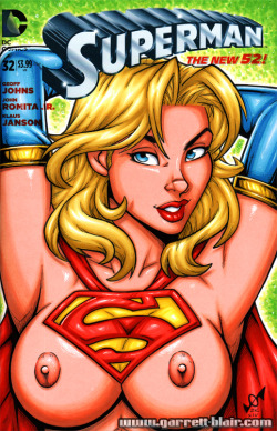 superheropornpics:  Supergirl flaunts her