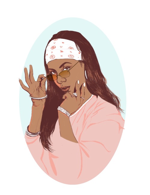 nicolerifkin:I drew Aaliyah