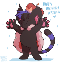 bardsona:happy birthday @artemispanthar !!!! we’ve been mutuals for what like… three years now? it’s nuts. i know we don’t talk a WHOLE ton, but you are undoubtedly one of the kindest and most patient people I know on the internet and I very much