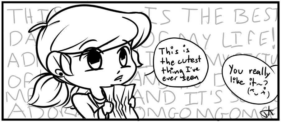 hopeandheir:  @interrogationlights this request was so cute what the hECK  Text