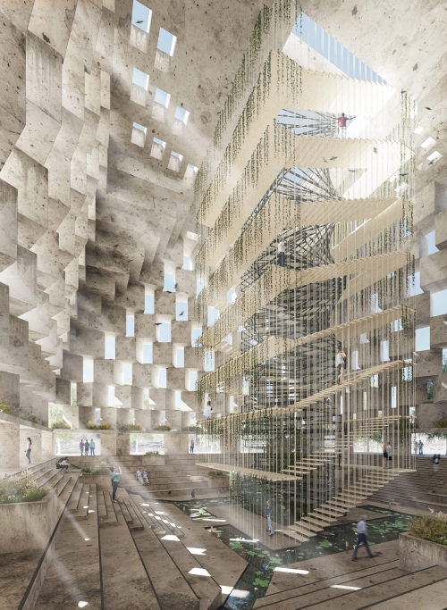“The Oasis” by Nuno SalgueiroMichael Laird Architects / OneRenderingChallenge!