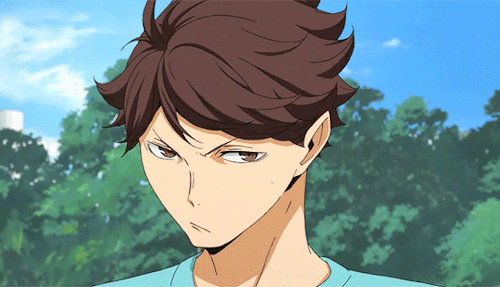 Haikyuu Pretty Setters When Theyre Jealous (gif Reaction)