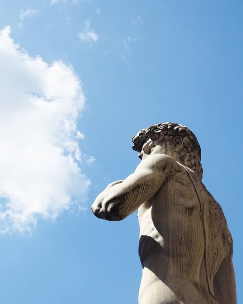 Copy of David by Michelangelo, Piazza della Signoria, Florence, Italy