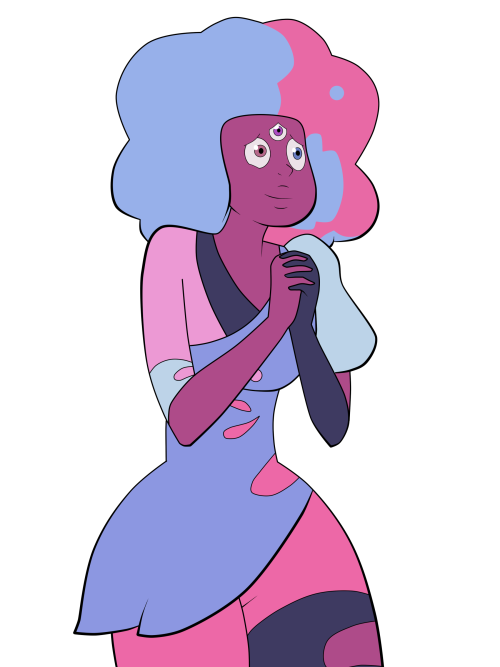 richdogan:  A quick drawing of Garnet from tonight’s episode! (Their origin story was so sweet!!) 