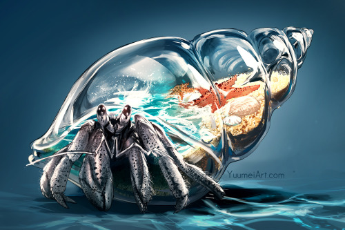 yuumei-art: last of the animal terrarium series~ I had to take a long break due to being super sick