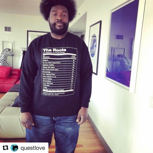 Congrats @questlove !! Repost ・・・ #NotABigDeal to y'all but briefly having a #whew moment. 100 days 
