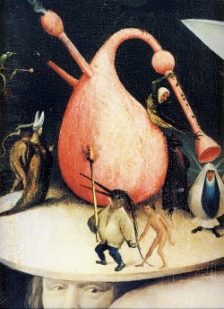nataliakoptseva:  1480-1490 Hieronymus Bosch The Garden of Earthly Delights, Hell, detail 