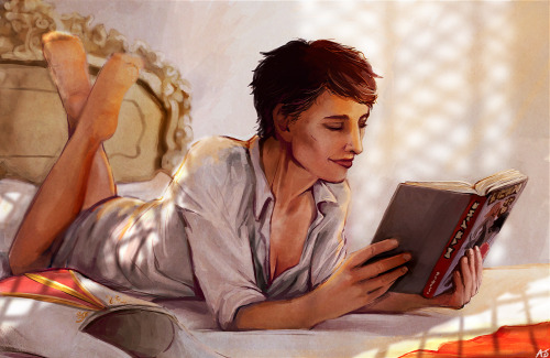 enigmaticagentalice:*whispers* Divine Victoria reads smutty literature in bed when she’s had a long 