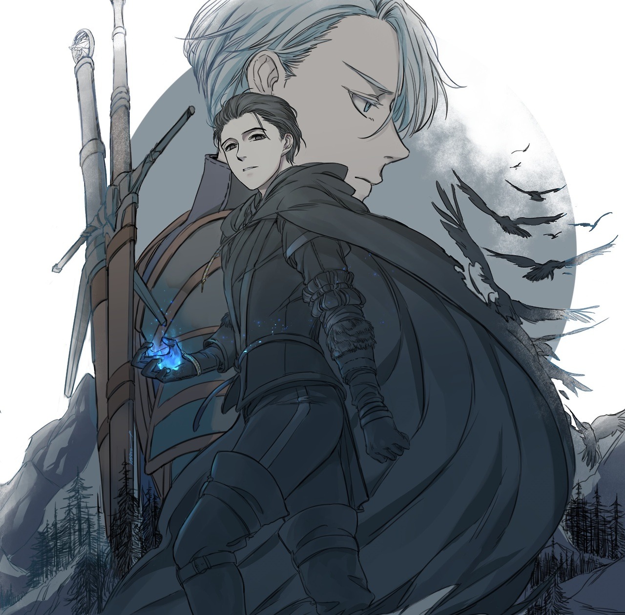 kantonliu:  Saw @  veramalanova ‘s Victuuri Witcher AU the other day and honestly,