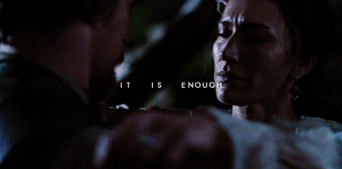hawkaye: “you have killed him and taken your vengeance. it is enough.”  “it w