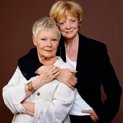 Dame Judi Dench and Dame Maggie Smith