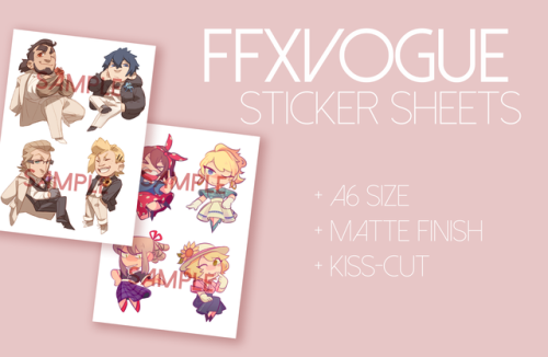 ffxvogue: Here are all of our extras for FFXVogue! These will be available exclusively through the t