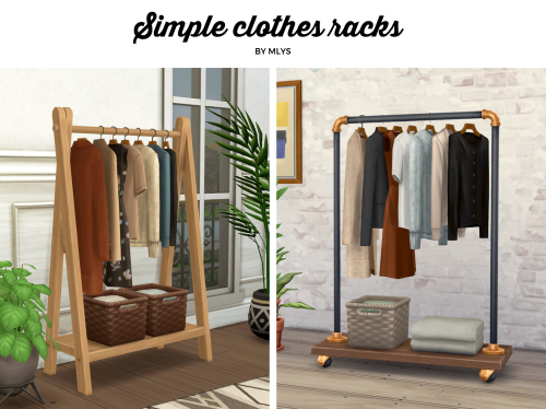 mlyssimblr: Simple clothes racks Hi! ♥︎  It’s been a while!! This is a tiny projec