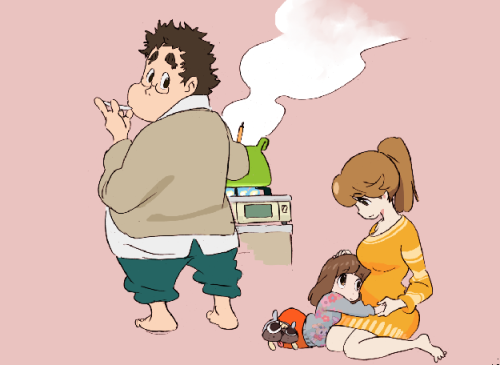as-warm-as-choco:  The Mankanshoku Family (1, 2) by Sushio (すしお)