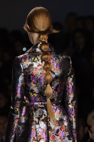 attackoftheclothes:Hairstyle for Marasiah Fel while leading the Imperial KnightsValentino, Fall 2014