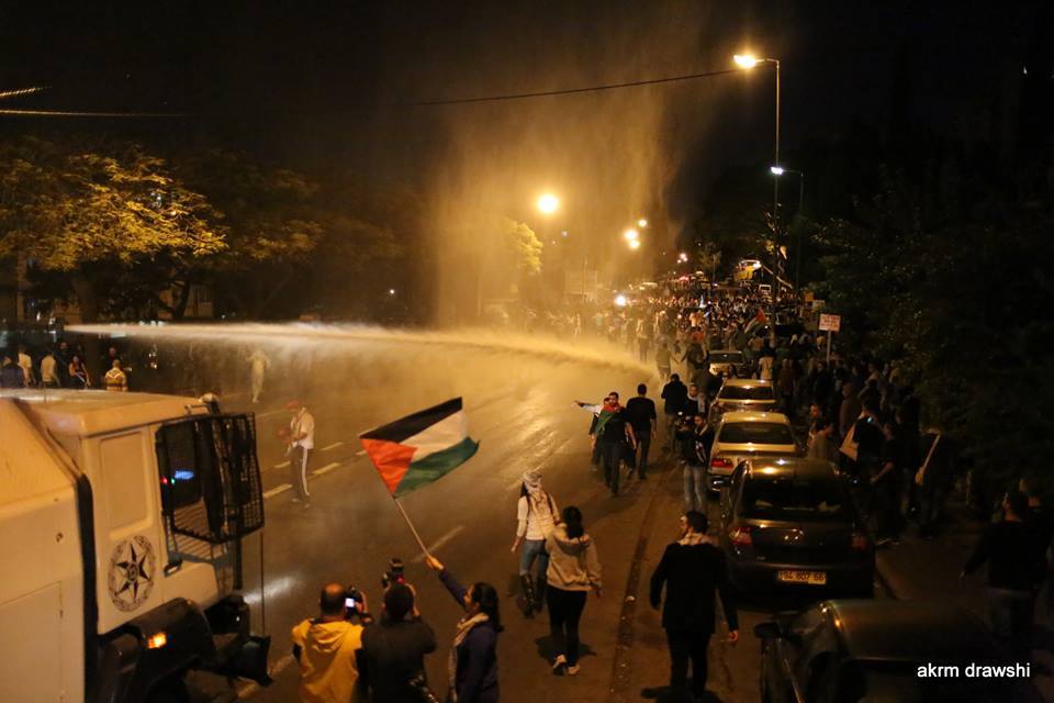momo33me:    Of the Palestinian protest in Haifa against the Prawer ethnic cleansing