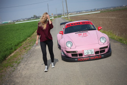 mkkitos:  tarynrosekelly:  Date with a pink RWB Porsche. Chiba, Japan.  followed her on instagram, immediately became dissatisfied with my life