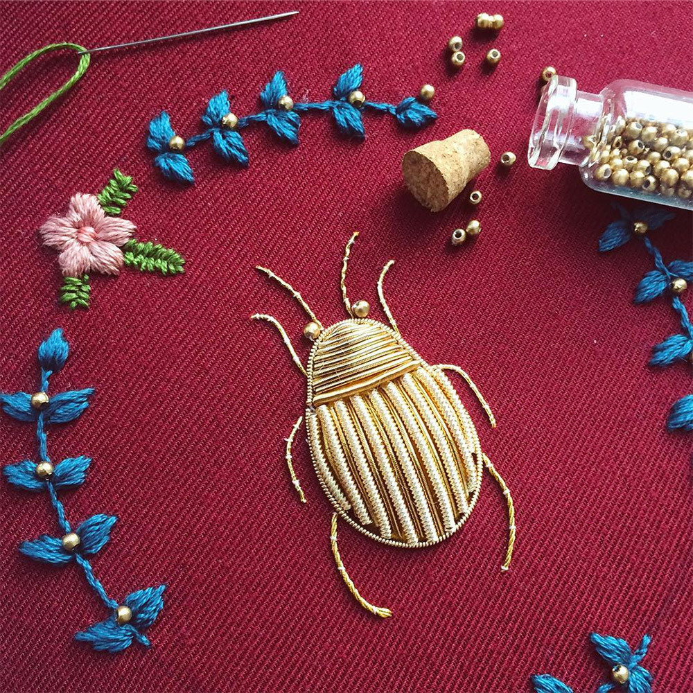 culturenlifestyle:  Ornate Embroidery by Humayrah Bint Altaf Bedford, England-based