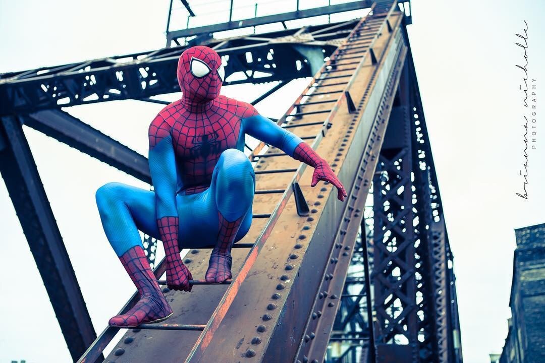 superheroesincolor:  “Newest shoot as Spider-Man!” Submission by ml8807Get the