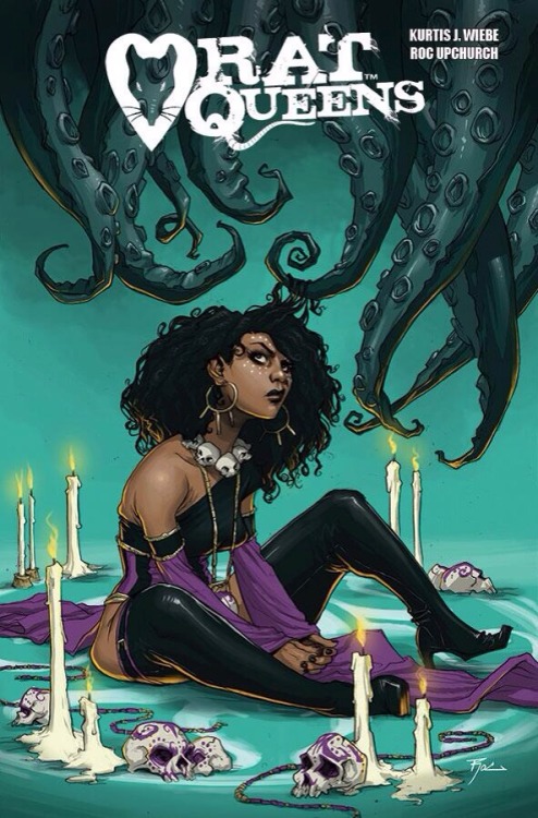 johnnyrocwell:Here’s the cover to Rat Queens # 7.