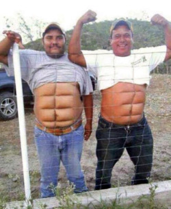 tastefullyoffensive:  Instant Abs [via] 