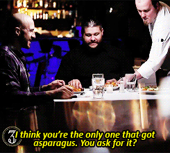 deanarmbrose:  table for three + the asparagus 