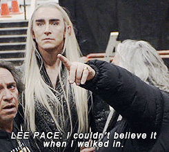 elfsroot:  Lee Pace’s first reaction to his throne. 