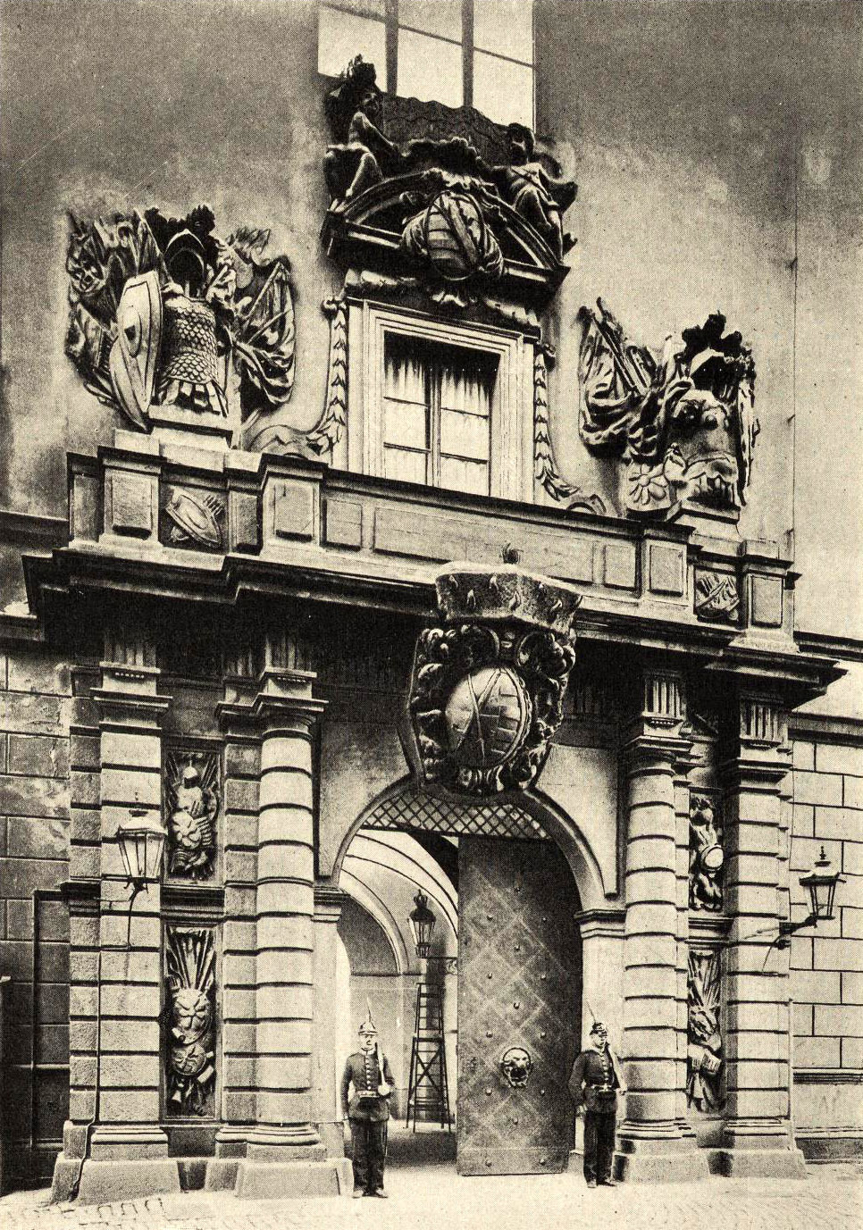 The Green Gate of the royal castle, Dresden