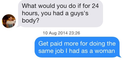 rdikuls:  Am I doing this tinder thing right??  Myth.  *shrug*