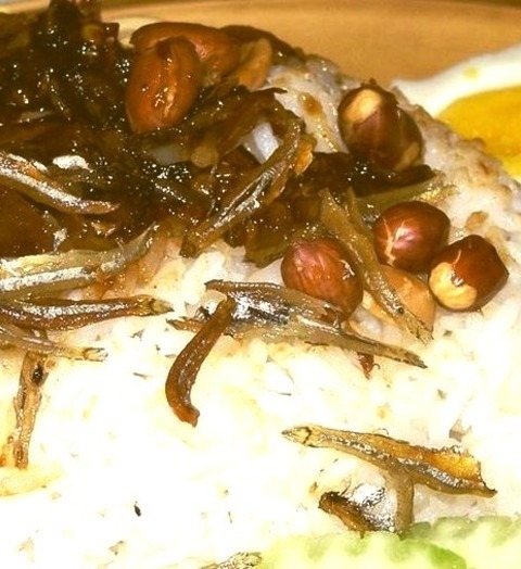 Malaysian - Malaysian Nasi LemakDelicious Malaysian Coconut Rice, Served With Anchovy Hot Chile Sauce,