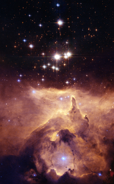 the-wolf-and-moon:  NGC 6357, Star Cathedral 