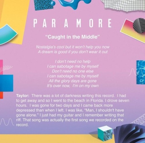 paramoremusiccom:Behind the lyrics