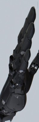 lightresist:    Cyber Hand DOU_4 High-poly | Yury Konyushihin  