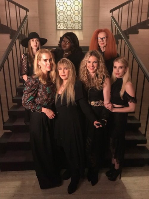 crystallineknowledge:Ryan Murphy: “The Coven Returns. What a thrilling night with the legend Stevie 