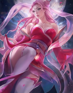 libra-hawke:  Lunar  Princess .nsfw optional. by sakimichan on @deviantart