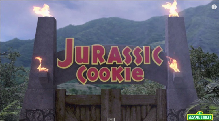 Sesame Street’s Jurassic Park Parody Is The Mashup We Needed And The One We DeserveIf you watch nothing else today, watch Cookie Monster flee for his life from a giant prehistoric cookie in this delightful Sesame Street mashup.