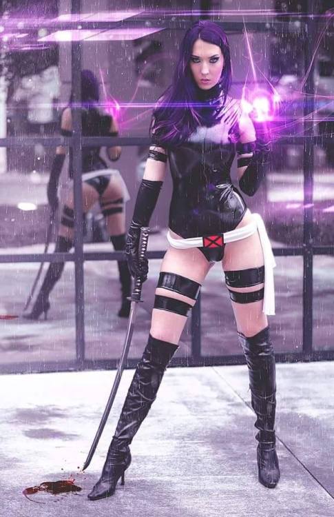 cosplay-booties:  Psylocke by Jenifer Ann adult photos